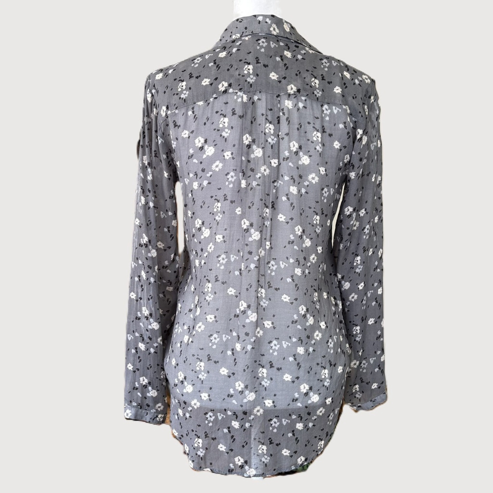 Anthropologie Cloth & Stone Floral Blouse Extra Small - Picture 4 of 13